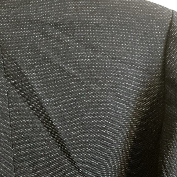 Tahari ASL Black White Spots Embellished One-Button Blazer Jacket Size 12 - Picture 11 of 14